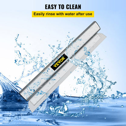 Spachtelmesser für Trockenbauwände, 100 cm langes Glättmesser, Edelstahl-Spachtel, hochwertige Endkappen für Gipskartonplatten