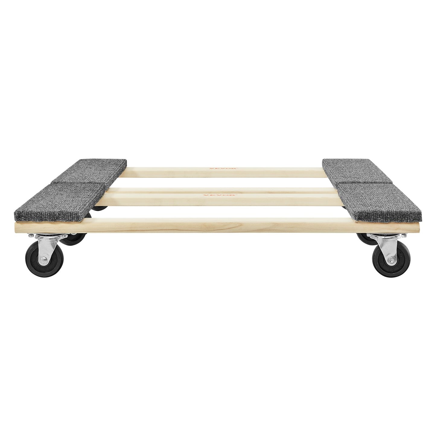 Möbelroller, je 454 kg Tragkraft, 2er-Pack, 45,7 x 76,2 cm, 20,3 x 7,6 cm PP-Lenkrollen, Schwerlast-Möbelroller für Hartholzmöbel, Umzugswagen, Transportwagen mit Rädern für schwere Möbel