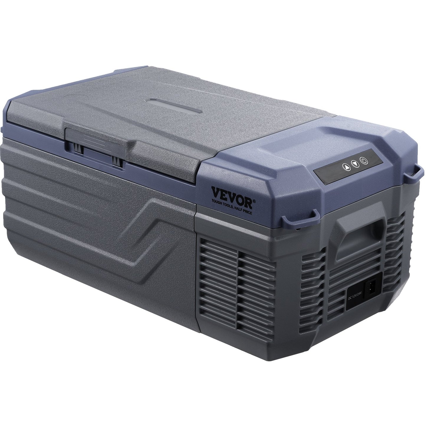 Autokühlschrank, 12-Volt-Kühlschrank, 15 Liter, tragbarer Gefrierschrank mit einer Temperaturzone, einstellbarer Temperaturbereich von -20 °C bis 20 °C, 12/24 V DC und 100–240 V AC Kompressorkühler für Outdoor, Camping und Wohnmobil