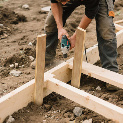 Wooden Garden Stakes, 25 Pcs 12.7×38.1×914.4 mm Survey Grading Stakes, Garden Ground Stake with Sharp Point, Fir Wood Plant Support Stake, Sign Posts for Silt Fence Yard Boundaries Baselines