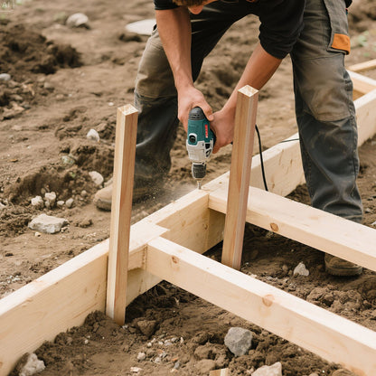 Wooden Garden Stakes, 25 Pcs 19.05×19.05×914.4 mm Survey Grading Stakes, Garden Ground Stake with Sharp Point, Fir Wood Plant Support Stake, Sign Posts for Silt Fence Yard Boundaries Baselines