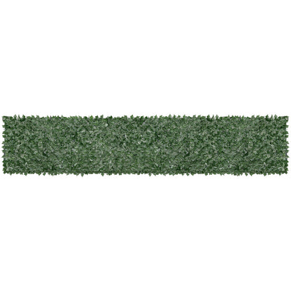 Ivy Privacy Fence, 1 x 5m Artificial Green Wall Screen, Greenery Ivy Fence with Mesh Cloth Backing and Strengthened Joint, Faux Hedges Vine Leaf Decoration for Outdoor Garden, Yard, Balcony