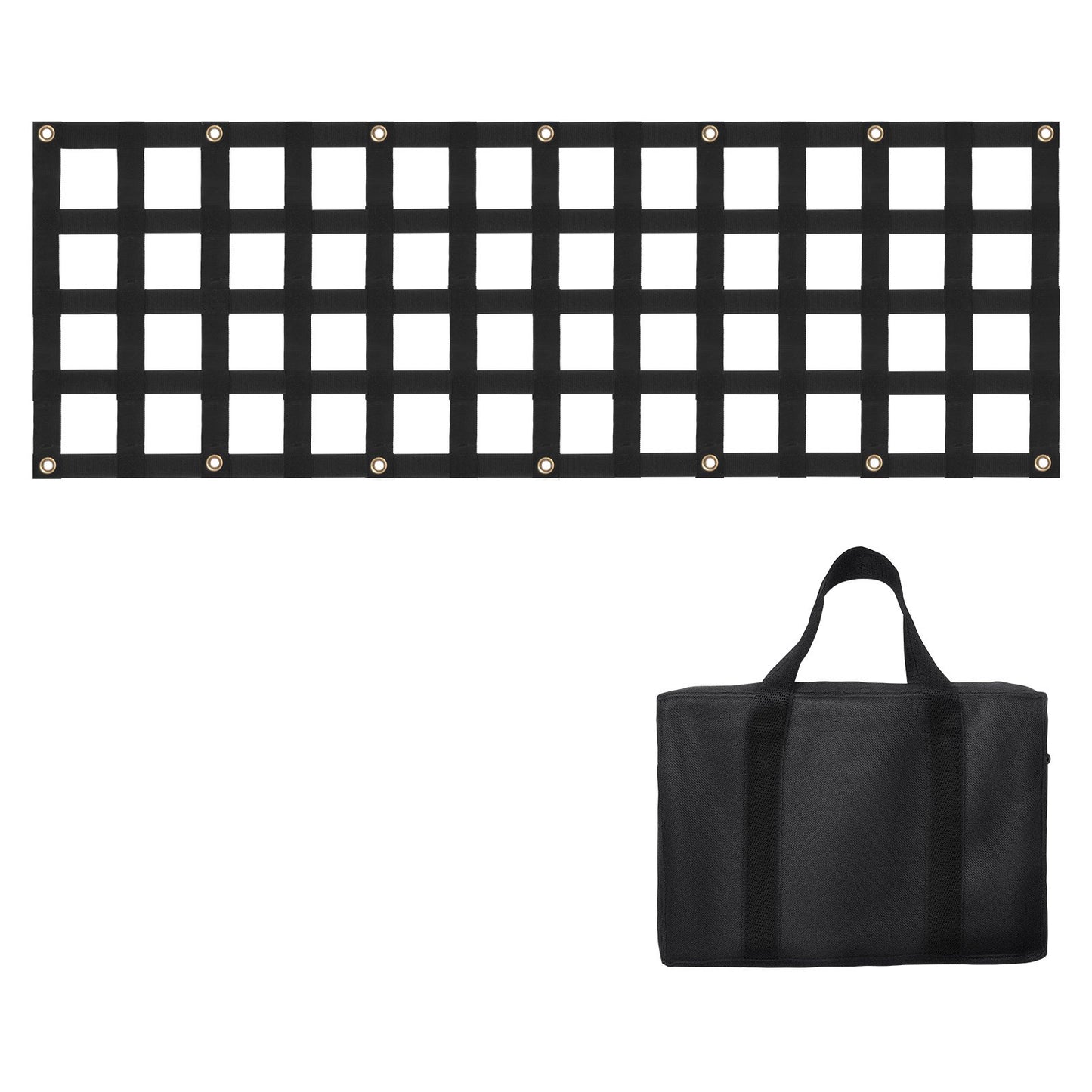 Tailgate Net, 54 in x 18 in, Heavy Duty Cargo Net for Truck Bed with 4 Adjustable Telescopic Straps, Extendable & Durable, Flexible Adjustment, Suitable for Pickup, Trailer, Truck, Jeep, SUV