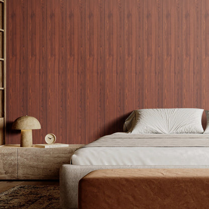 Akustikpaneele aus Holzlamellen, 8 Stück, 96 x 6 Zoll, WPC-Akzent-Wandpaneele für moderne Innenwände, Wandpaneele in Holzoptik für stilvolle Dekoration und Schalldämmung, Schwarznuss