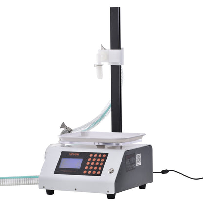 Liquid Filling Machine, 50-5000 g Weighing Capacity, Automatic Bottle Filler Machine Bottling Machine Gear Pump Digital Control for Honey, Oil, Wine, Detergent, Viscous Liquids