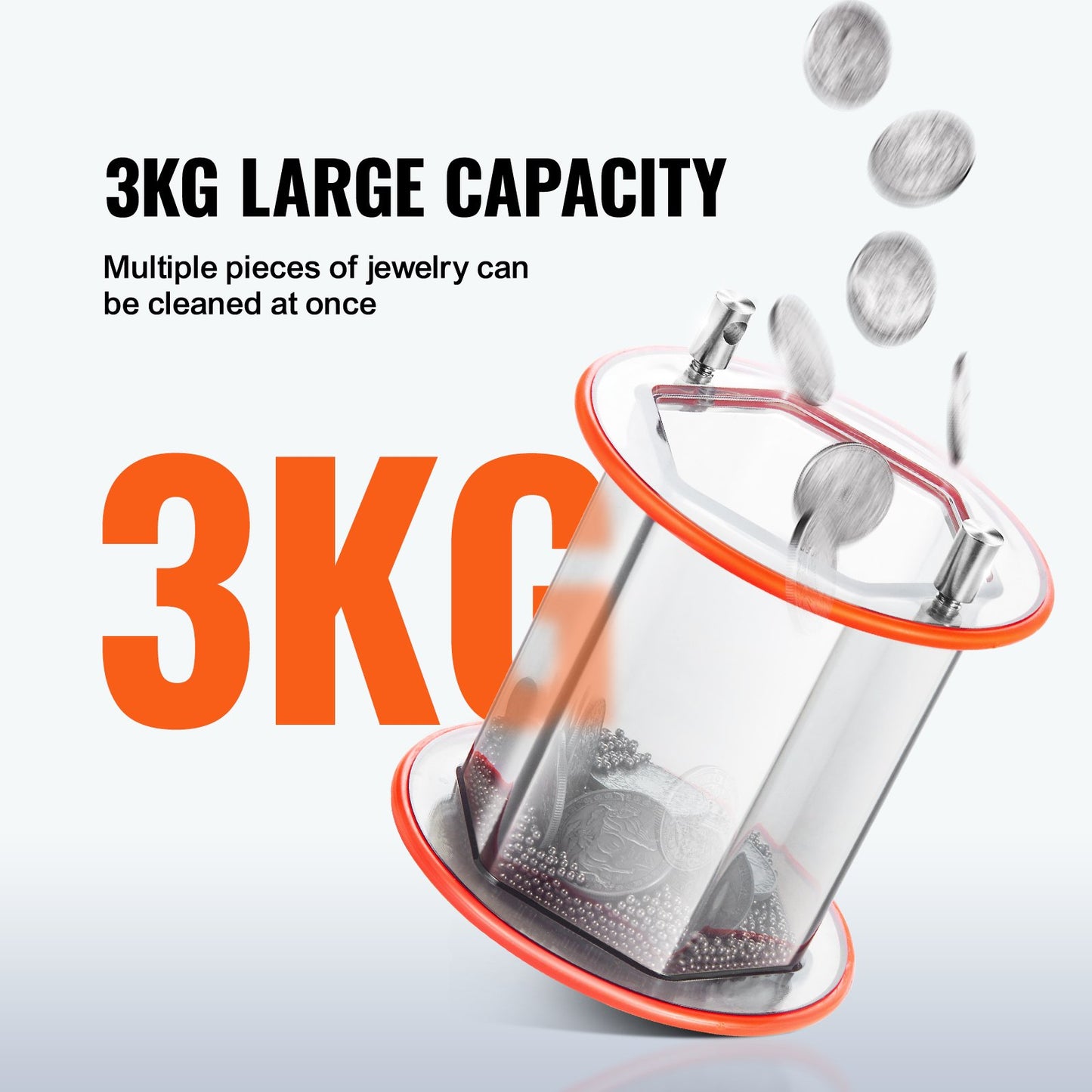 3 kg Rotations-Trommelpoliermaschine für Schmuck und Edelsteine ​​– DIY-Projekte