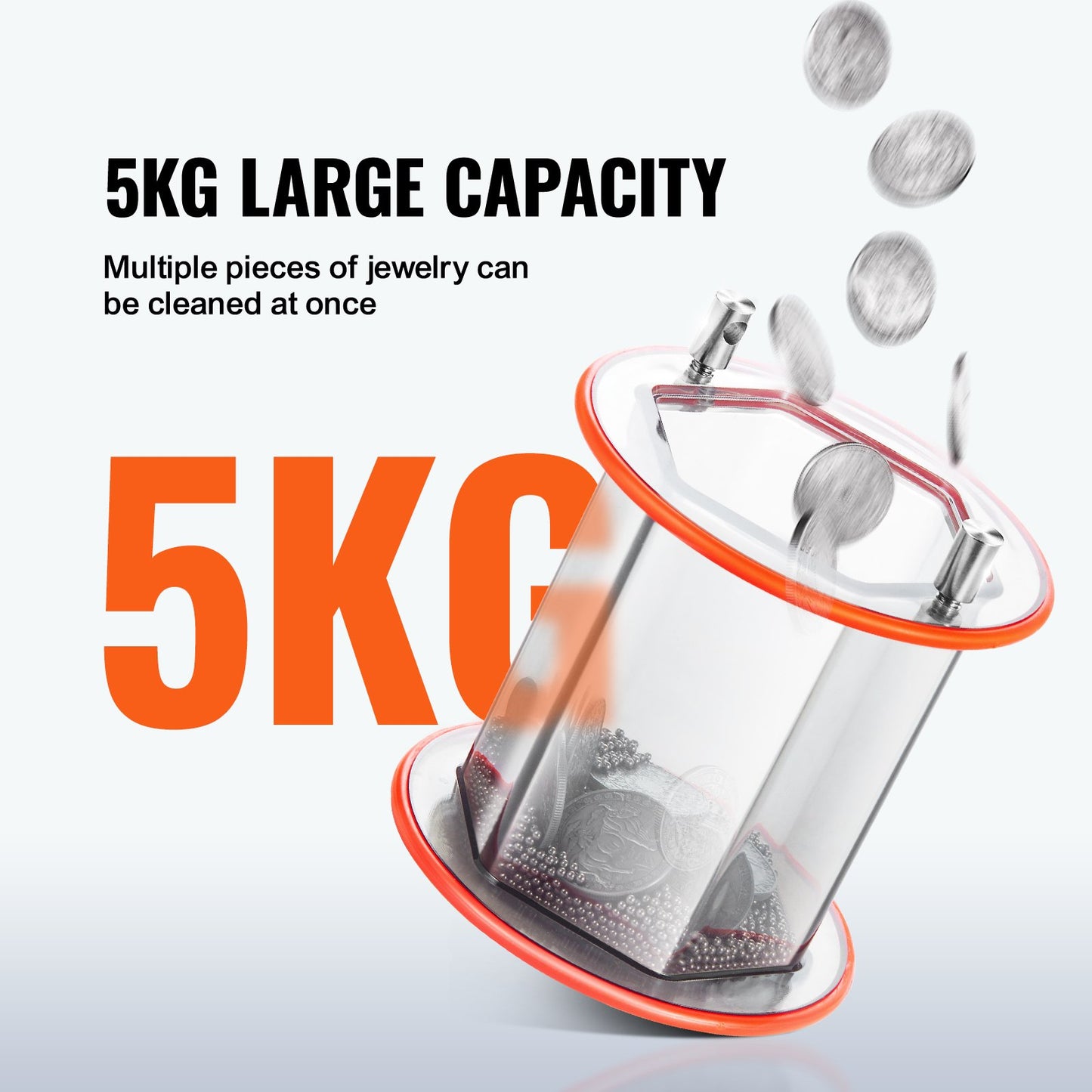 5 kg Rotationspoliermaschine für Schmuck und Edelsteine ​​– ideal zum Polieren und Veredeln