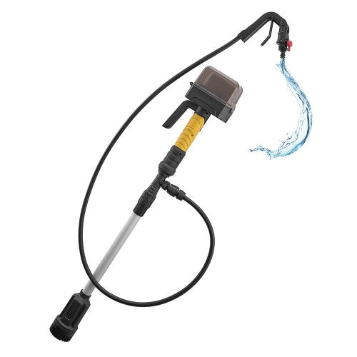 Akkubetriebene Stielwasserpumpe, 33 l/min (528 GPH), tragbare Tauchpumpe mit NPT 3/4"-Gartenschlauch, kompatibel mit Dewalt 20V MAX Akku (Akku nicht enthalten), elektrische Stielpumpe für Pool, Garten und Teich
