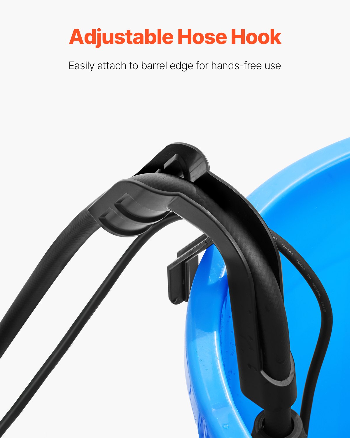 Akkubetriebene Tauchpumpe, 33 l/min (528 GPH), tragbare Sumpfpumpe mit G3/4"-Gartenschlauch, kompatibel mit Dewalt 20V MAX Akku (Akku nicht enthalten), elektrische Universalpumpe für Pool, Garten und Teich