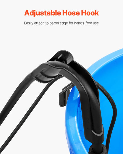 Akkubetriebene Tauchpumpe, 33 l/min (528 GPH), tragbare Sumpfpumpe mit G3/4"-Gartenschlauch, kompatibel mit Dewalt 20V MAX Akku (Akku nicht enthalten), elektrische Universalpumpe für Pool, Garten und Teich