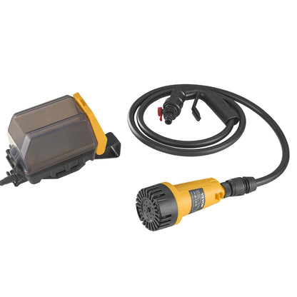 Akkubetriebene Tauchpumpe, 33 l/min (528 GPH), tragbare Sumpfpumpe mit G3/4"-Gartenschlauch, kompatibel mit Dewalt 20V MAX Akku (Akku nicht enthalten), elektrische Universalpumpe für Pool, Garten und Teich