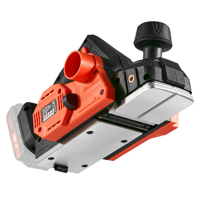 Cordless Electric Hand Planer, 3-1/4" Width, 16500 RPM Handheld Wood Planer with 5/64" Adjustable Planing Depth HSS Blades Dual Side Dust Outlet, for Woodworking Wood Planing Surface Smoothing