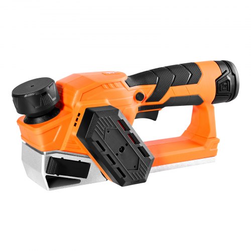 Akku-Handhobel, 56 mm Schnittbreite, 14.500 U/min, elektrischer Handhobel mit 2-Ah-12-V-Lithium-Akku, bürstenlosem Motor, einstellbarer Schnitttiefe, 2 Hobelmessern, für Holzbearbeitung, Fasen und Heimwerkerprojekte