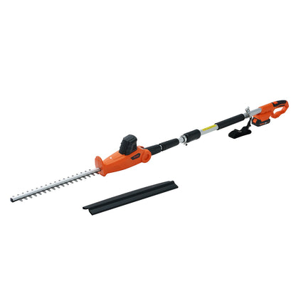 20V Cordless Hedge Trimmer Telescoping Pole Hedge Trimmer 18 inch Blade