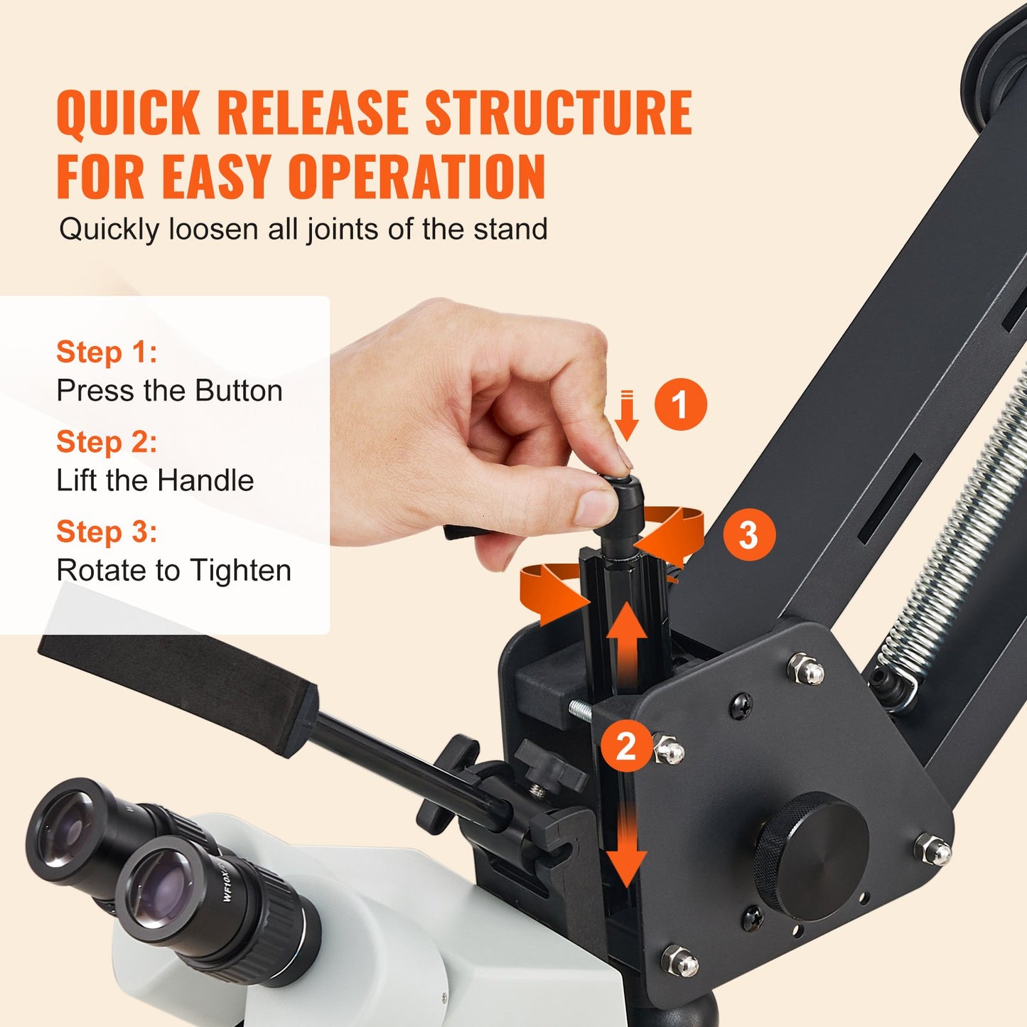 Multidirektionales Mikroskop mit Federhalterung, 7-45-fache Vergrößerung, Schmuckmikroskop, Mikro-Schmuck-Einlegearbeitsständer mit integrierter USB-Ring-LED-Leuchte und 360°-Kugelkopf, für Schmuckeinlegearbeiten