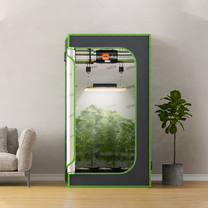 Inline-Rohrventilator, 203,2 mm, 506,2 CFM mit Drehzahlregler, leiser Wechselstrommotor, Abluftventilator für Kühlverstärker, Growzelte, Hydrokultur