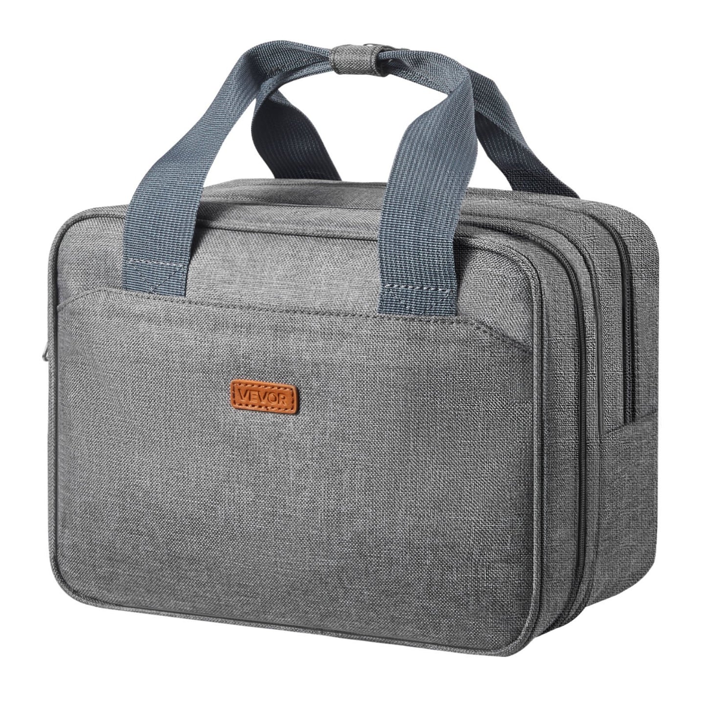 Tragbare Milchpumpentasche mit Kühlakku, passend für M5/M6, Abpumpzubehör und Muttermilchaufbewahrung, ideal für Arbeit, Reisen und Familie, Grau