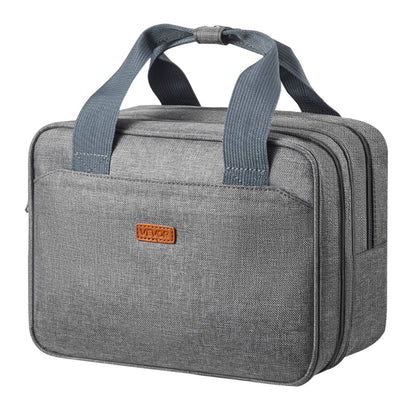 Tragbare Milchpumpentasche mit Kühlakku, passend für M5/M6, Abpumpzubehör und Muttermilchaufbewahrung, ideal für Arbeit, Reisen und Familie, Grau