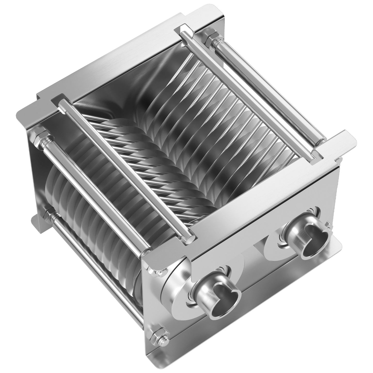 Meat Cutter Machine Blade, 7 mm Blade for Commercial Meat Cutter, One Set Blade for SJY-DQ90 Meat Cutting Machine, Stainless Steel, Cutter Slicer Blade Set for Boneless Meat, Soft Vegetables