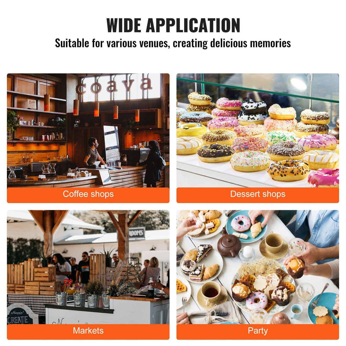 Elektrischer Donut-Maker, 2000 W, gewerbliche Donut-Maschine mit Antihaftbeschichtung, 9 Löcher, doppelseitige Heizfunktion, backt 9 Donuts, Temperatur 50–300 °C, für Gastronomie und Haushalt