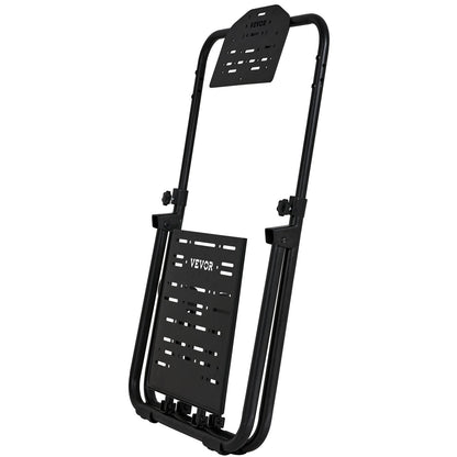 Zusammenklappbarer Rennlenkradständer, höhenverstellbare Universalbasis, kompatibel mit Logitech- und Thrustmaster-Rennlenkrädern und -Pedalen, robuster Rahmen, Standard-GT/Formula-Sitz, tragbar