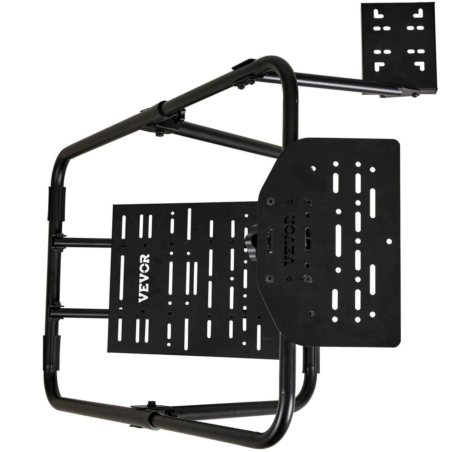 Zusammenklappbarer Rennlenkradständer, höhenverstellbare Universalbasis, kompatibel mit Logitech- und Thrustmaster-Rennlenkrädern und -Pedalen, robuster Rahmen, Standard-GT/Formula-Sitz, tragbar