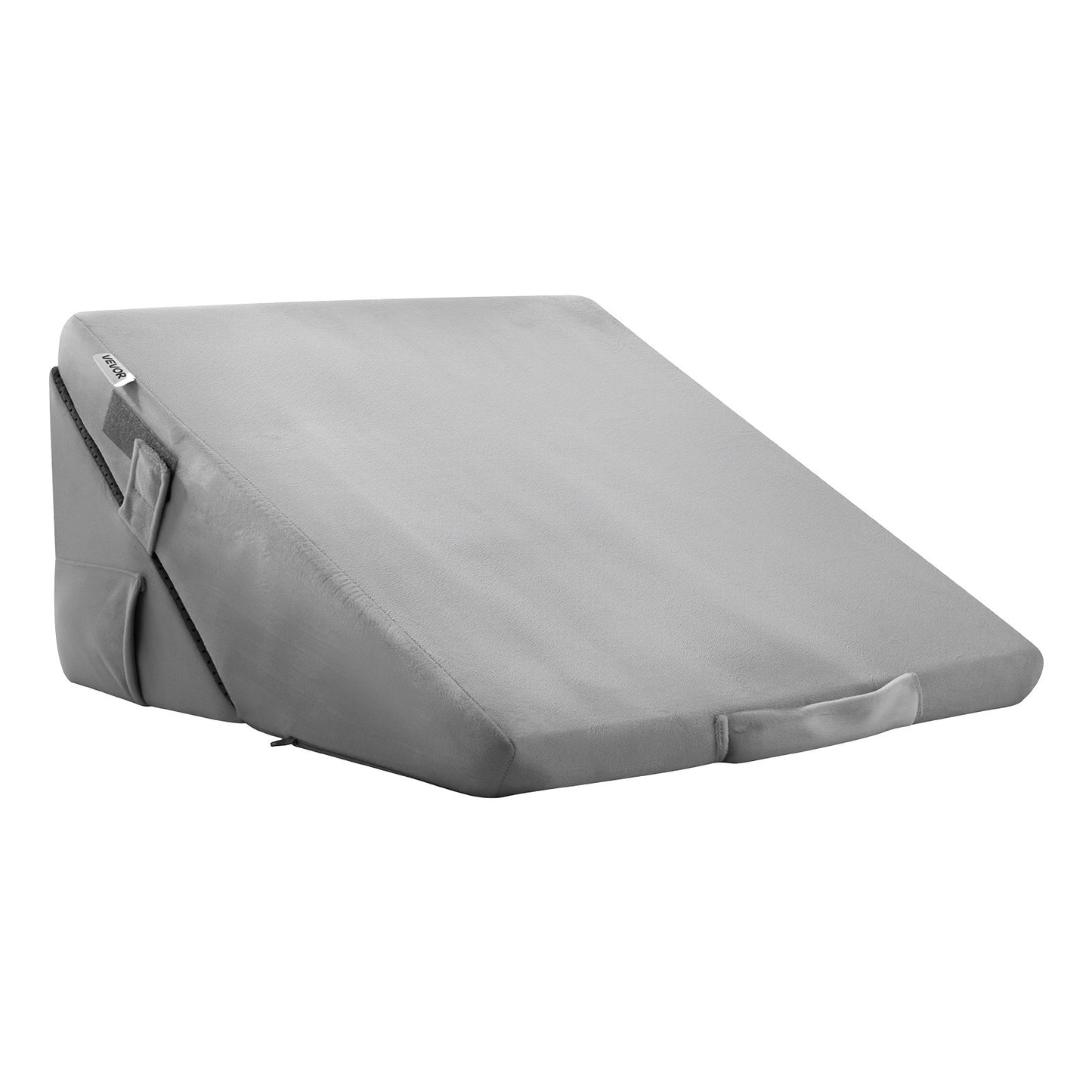 Bed Wedge Pillow for Sleeping, Adjustable Orthopedic Bed Wedge, 25D High-Density Foam Filling & Soft Washable Cover, Post Surgery Pillow for Acid Reflux, Back Pain, Snoring Relief, Light Grey