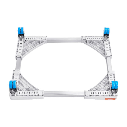 Mini Fridge Stand Universal Laundry Pedestal, Adjustable Refrigerator Stand with Smooth Casters, Washing Machine Pedestal Multi-Functional Base for Washer And Dryer, 381-615mm Wide Expandable