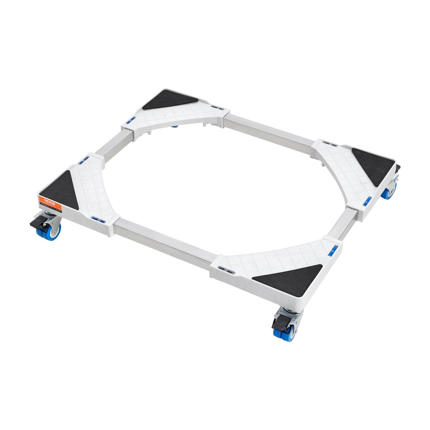 Mini Fridge Stand Universal Laundry Pedestal, Adjustable Refrigerator Stand with Smooth Casters, Washing Machine Pedestal Multi-Functional Base for Washer And Dryer, 381-615mm Wide Expandable