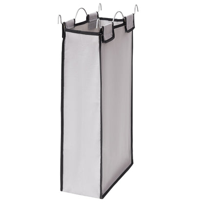 Laundry Sorter Cart 4 Section, Laundry Hamper with Heavy Duty Lockable Wheels and 4 Removable Bags, Rolling Laundry Basket Sorter for Clothes Storage