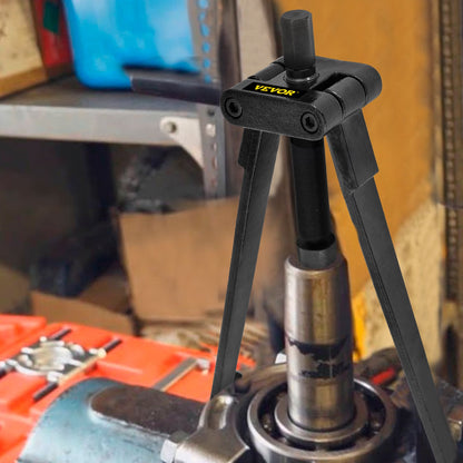 Lower Bearing Carrier Puller, Compatible with Yamaha, Johnson, Evinrude, Honda, Mercury, Robust Steel Marine Lower Bearing Puller with Adjustable Arms, Works for Lower Carrier Bearing Removing