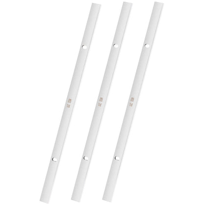 Hobelmesser, 33 cm dick, 2 mm verstärkt, aus HSS-Stahl (HRC 55-60), praktische Befestigungslöcher für Schreinerarbeiten, Heimwerkerprojekte und Industrie, 3er-Set