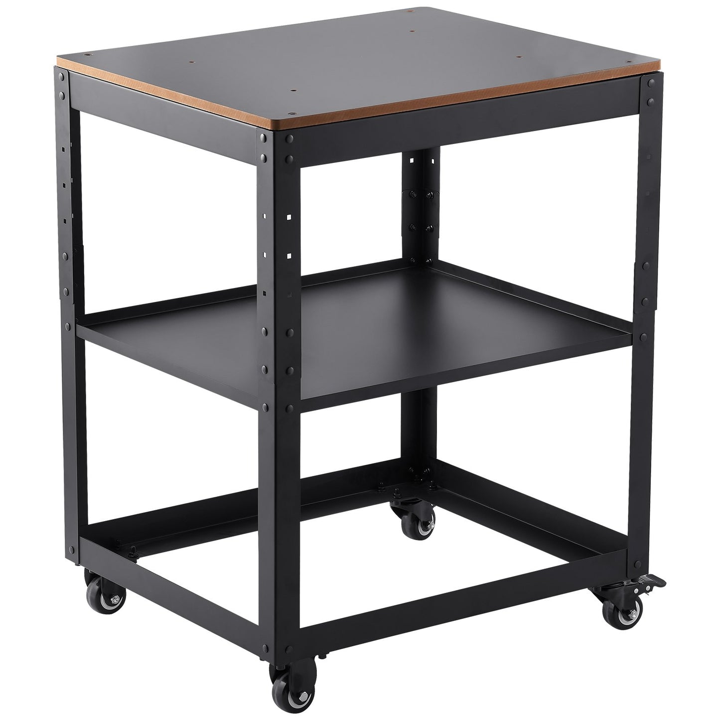 Planer Stand, 100 lbs/ 45 kg heavy loads, Three-Gear Height Adjustable thickness planer table,with 4 Stable Casters & Storage Space, for most planers, saws, bench-top machines, power tools