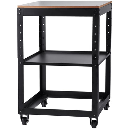 Planer Stand, 100 lbs/ 45 kg heavy loads, Three-Gear Height Adjustable thickness planer table,with 4 Stable Casters & Storage Space, for most planers, saws, bench-top machines, power tools