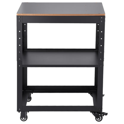 Planer Stand, 100 lbs/ 45 kg heavy loads, Three-Gear Height Adjustable thickness planer table,with 4 Stable Casters & Storage Space, for most planers, saws, bench-top machines, power tools