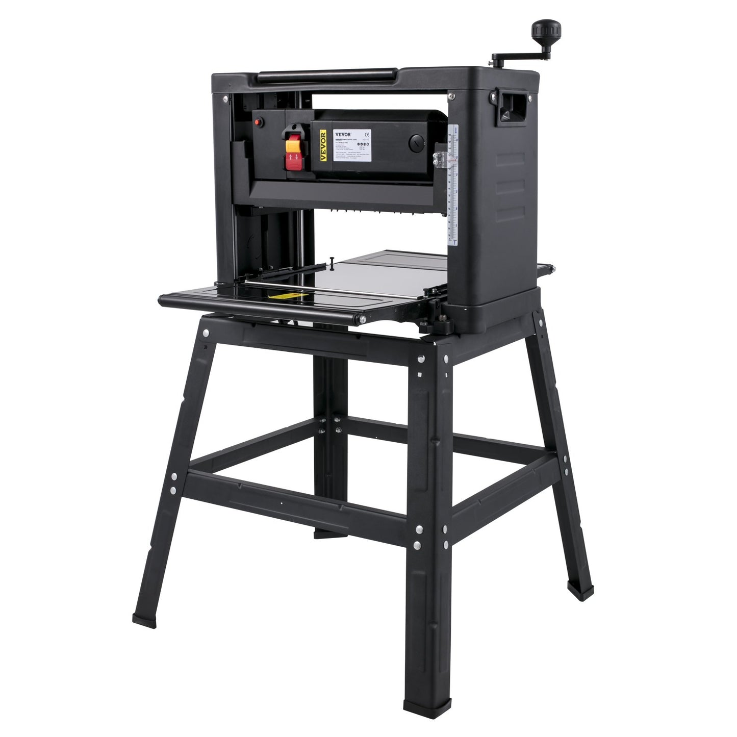 Thickness Planer 330 mm(13-Inch) Benchtop Planer 2000W Wood Planer 8000 rpm Woodworking Planer 10 AMP Wood Planer Foldable 6m/min Planing Speed with Iron Stand Dust Exhaust for Woodworking Wooden Plank