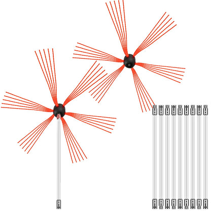 Schornsteinfeger-Set, Schornsteinreinigungsset 1005,8 cm Rußtau-Schornsteinreinigungsset