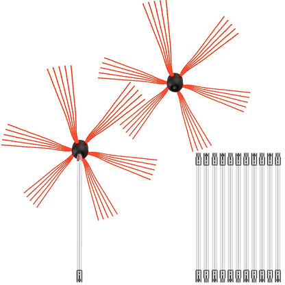 Schornsteinfeger-Set, Schornsteinreinigungsset 1188,7 cm Rußtau-Schornsteinreinigungsset