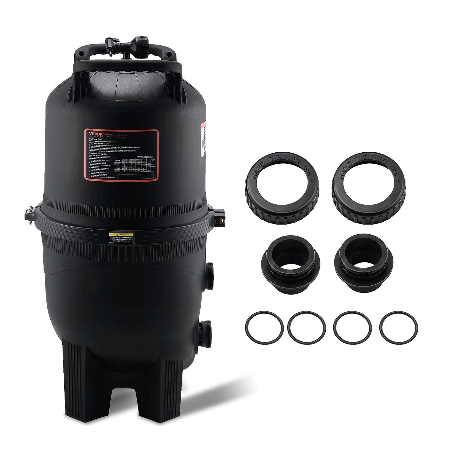 Cartridge Pool Filter, 49 Sq.m Filter Area Inground Pool Filter, Above Ground Swimming Pool Filtration Filter System with Upgrade Filter &Leak-proof, for Hot Tubs, Spa, Inflatable Pool