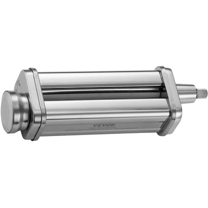 Nudelaufsatz für KitchenAid Küchenmaschinen, Nudelwalzenaufsatz aus Edelstahl, Zubehör für Nudelmaschinen mit 8 einstellbaren Dickenstufen, KitchenAid Nudelaufsatz von