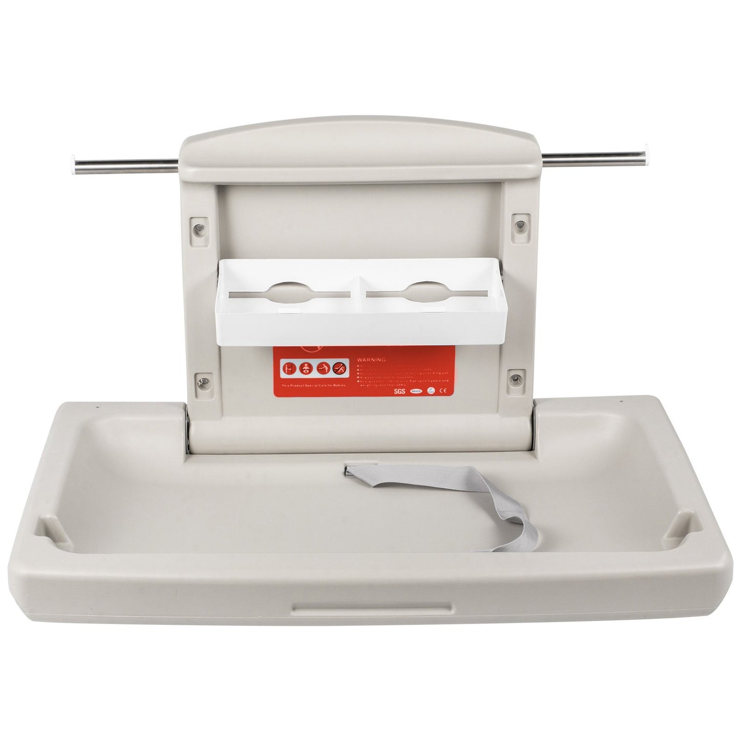 85 × 57 × 47 cm Horizontal Baby Changing Table Wall-mounted Baby Diaper Changing Station Vertical Fold Down Baby Changing Table