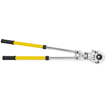 Kupferrohr-Crimpzange, Sanitär-Crimpwerkzeug V 12–28 mm, Presszange für Kupferrohre TH 16–32 mm, 360°-Kopf