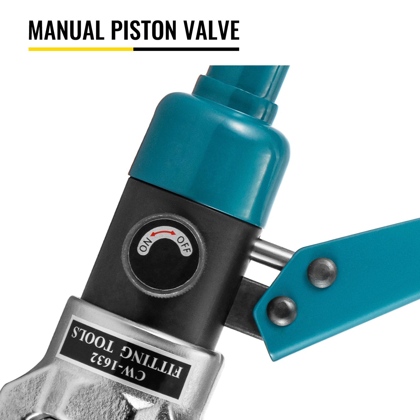 VEV Hydraulic Pipe Crimper, TH Ø16-32mm Pipe Tube Crimper, Pipe Crimping Pilers TH Jaws 16-20-25-32mm 12T Hydraulic Crimping Tool for Compound Pipe