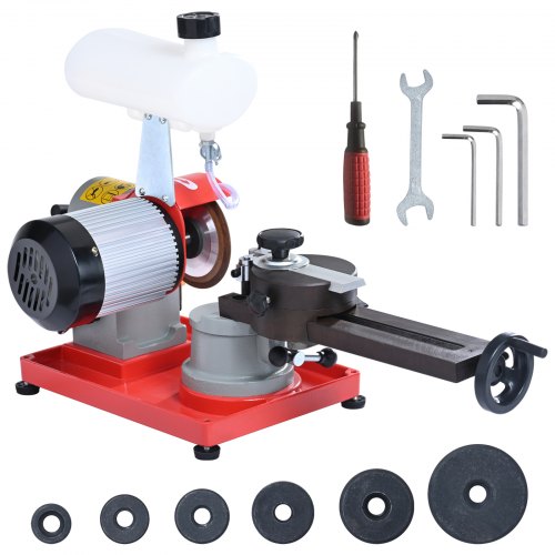 Circular Saw Blade Sharpener Grinder 370W 3600RPM with Water Tank 12.7 cm Wheel