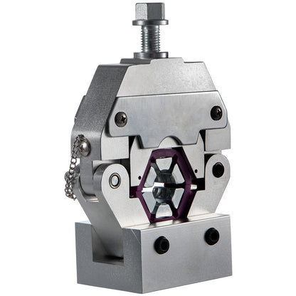 71550 Tragbare manuelle hydraulische Rohrpresse Schlauchcrimpwerkzeug und Reparaturcrimpwerkzeug Manuell betriebenes Klimaanlagen-Schlauchcrimpwerkzeug-Set Langlebig mit 4 Einsätzen für Auto-Klimaanlagen