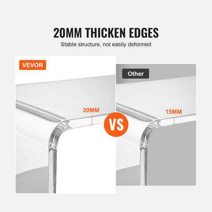 Konsolentisch aus Acryl, Beistelltisch aus transparentem Acryl, 96,9 x 38,1 x 74 cm, für Eingangsbereich, Wohnzimmer, Esszimmer