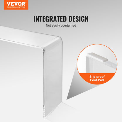 Konsolentisch aus Acryl, Beistelltisch aus transparentem Acryl, 96,9 x 38,1 x 74 cm, für Eingangsbereich, Wohnzimmer, Esszimmer