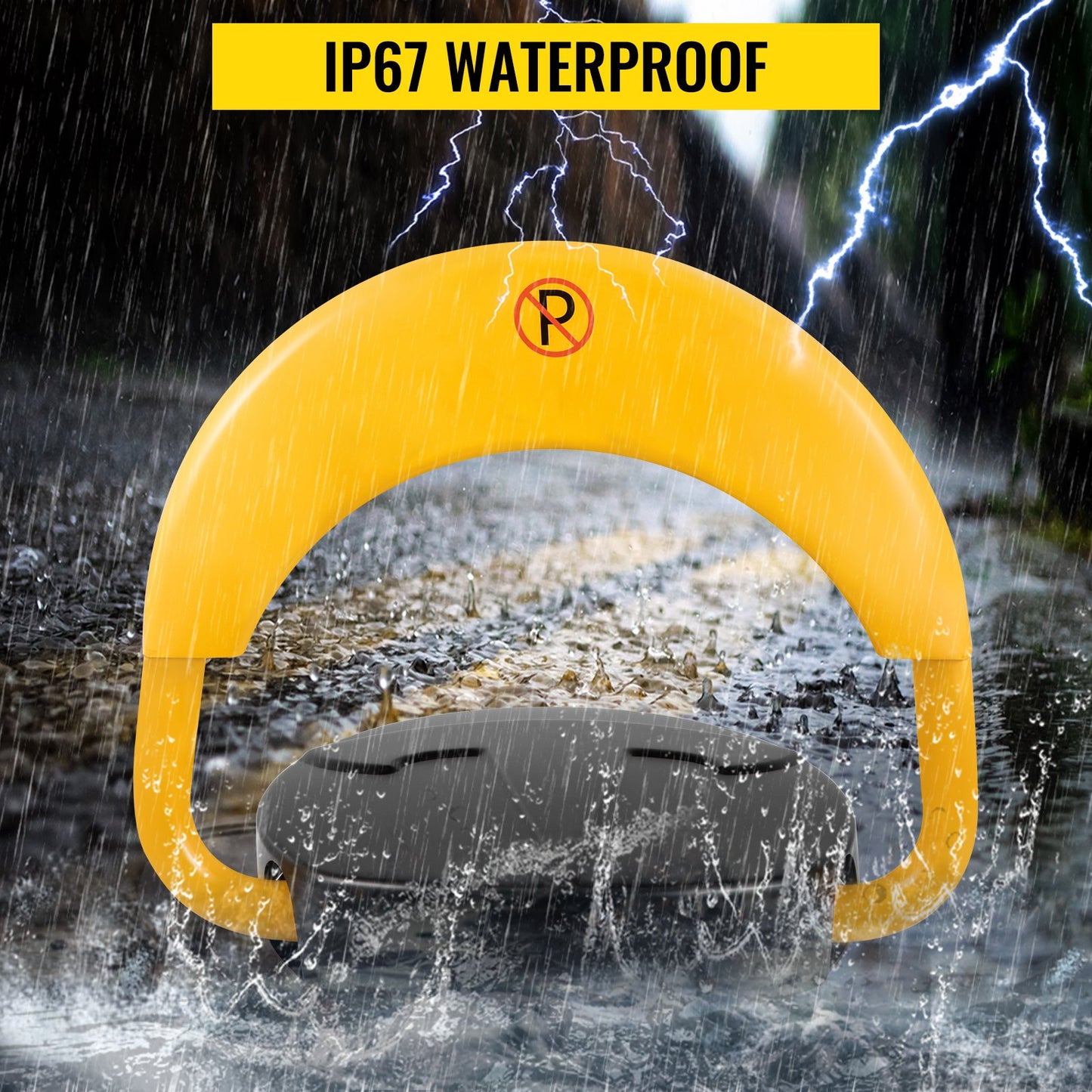 Mohana 20M Automatic Remote Control Parking Lock, Carport Auto Space Stall Barrier 98.5 FT Private Car Parking Latch Space Lock, Car Park Driveway Guard Saver Automatic Barrier Remote Controlled…