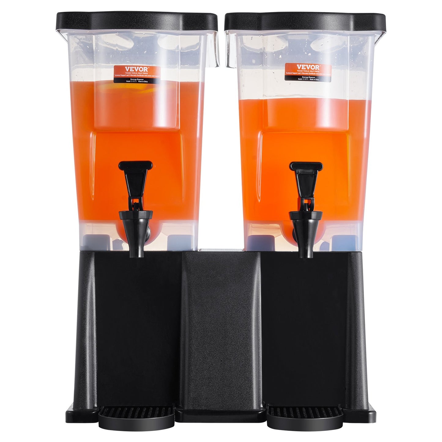 Beverage Dispenser, 3 Gallon x 2 Drink Dispensers for Parties, Plastic Juice Dispenser with Stand Spigot Lid, Iced Tea Lemonade Juice Water Dispenser, for Restaurants, Hotels, Parties