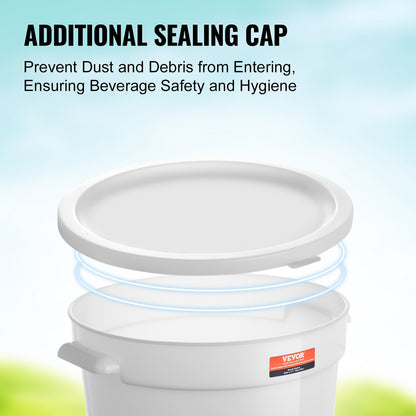 Beverage Dispenser, 3 Gallon Drink Dispensers for Parties, Plastic Juice Dispenser with Spigot and Lid, Iced Tea Lemonade Juice Water Dispenser, for Restaurants, Hotels, Parties, 2 Pack